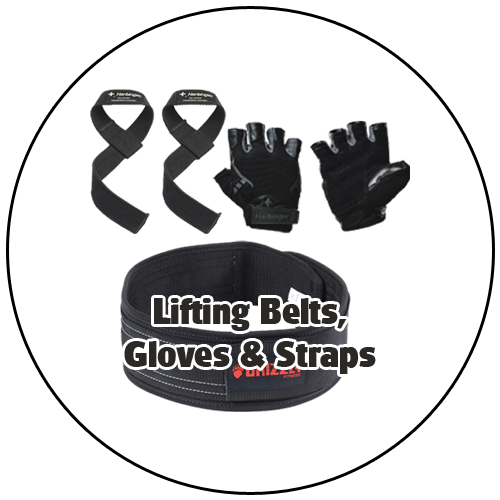 Lifting Belts, Workout Gloves, and Lifting Straps
