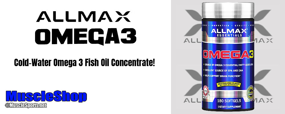 Allmax Nutrition Omega3 Header