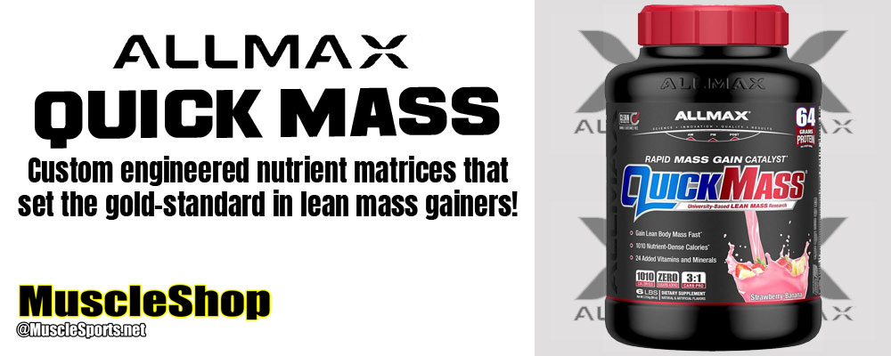 Allmax Nutrition QuickMass Header
