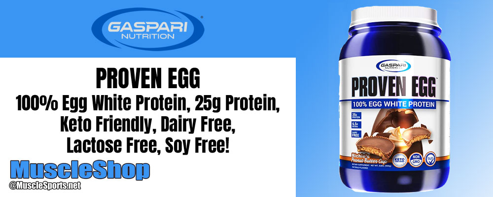 Gaspari Nutrition Proven Egg Header