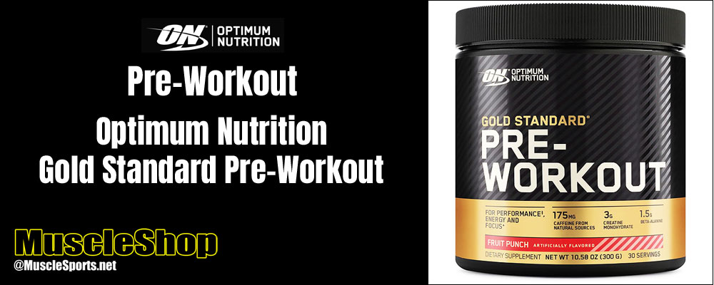 Optimum Nutrition Pre-Workout Header