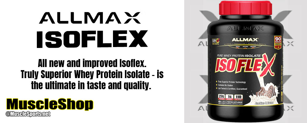 Allmax Nutrition ISOFLEX Header