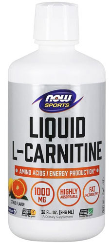 NOW Sports L-Carnitine Liquid 1000mg