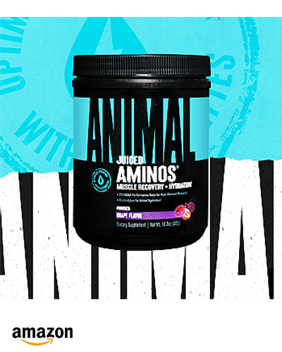 Animal Juiced Amino Acids - BCAA/EAA Matrix Plus Hydration with Electrolytes and Sea Salt Anytime Recovery and Improved Performance!