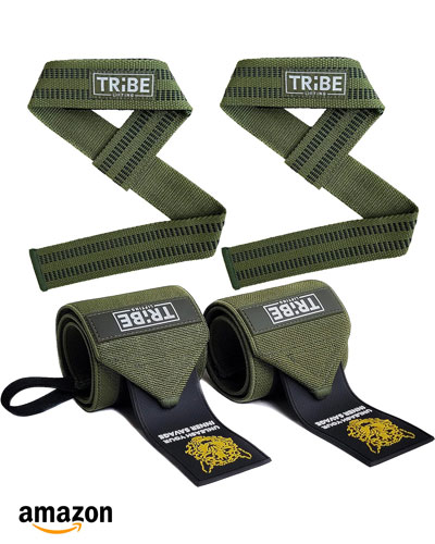 Tribe Heavy Duty Wrist Wraps and Lifting Straps