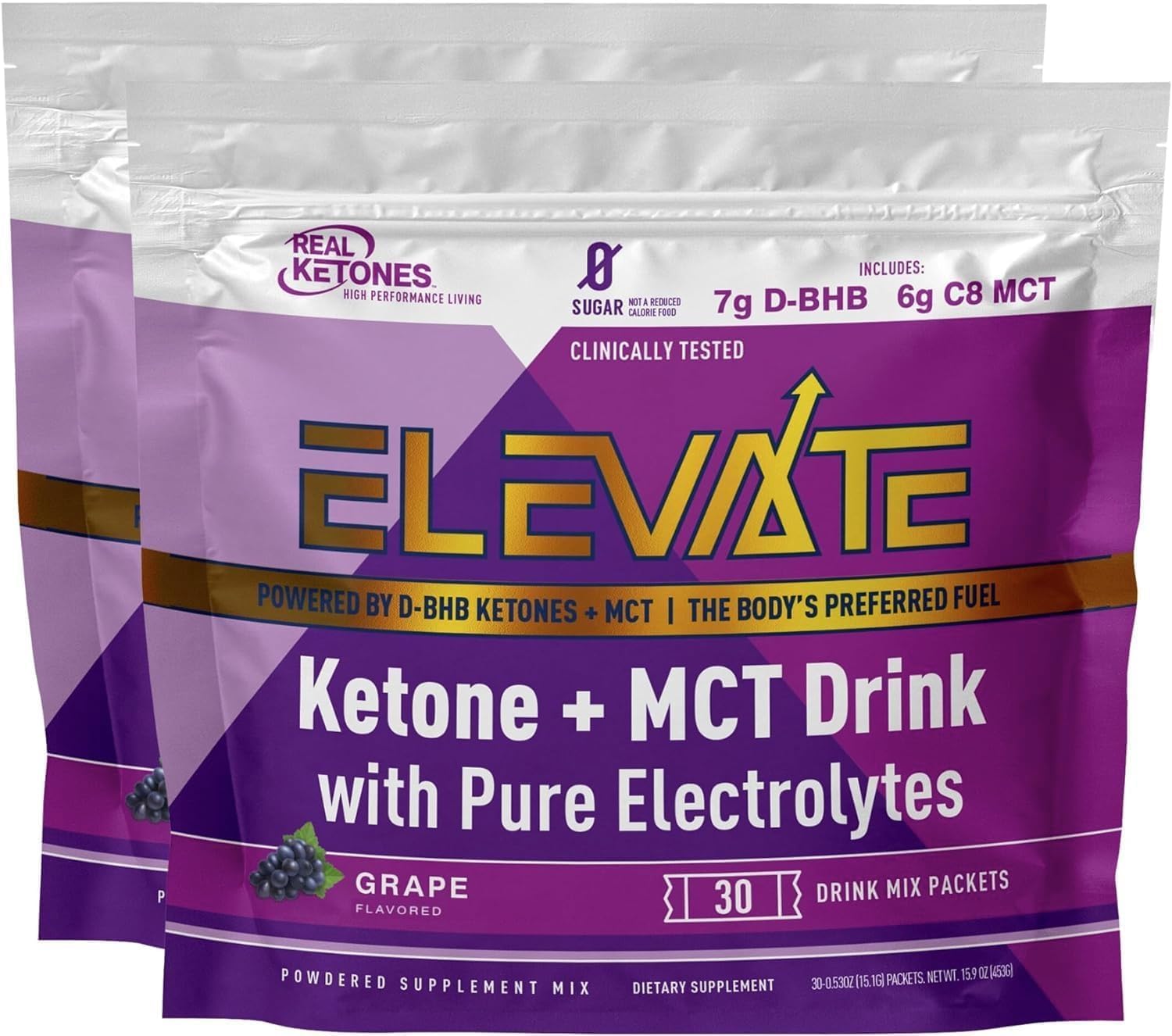 Real Ketones Exogenous Keto D BHB + MCT + Electrolytes