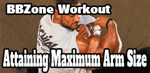 BBZone Bodybuilding Workout - Attaining Maximum Arm Size!