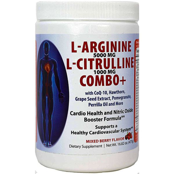 Herbshop International L-arginine 5000 mg and L-citrulline 1000 mg Combo+