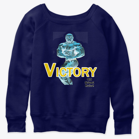 Womens Slouchy Sweatshirt Victory Series OSR - Navy