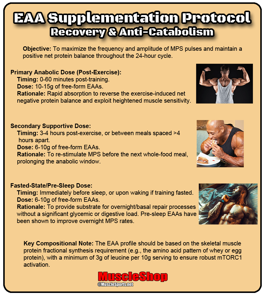 EAA Supplementation Protocol for Recovery & Anti-Catabolism