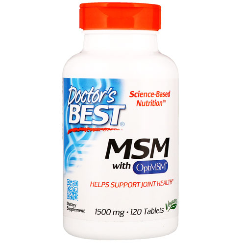 Doctor's Best MSM 1500mg Tablets
