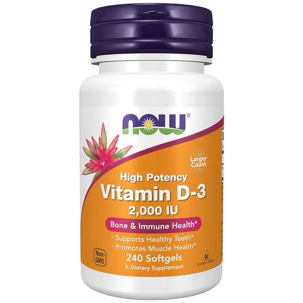 NOW Vitamin D-3 (2000 IU)