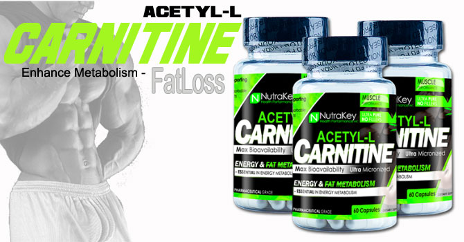 NutraKey Acetyl L-Carnitine - 100% natural amino acid that plays an important role in protecting & supporting brain & muscle function.