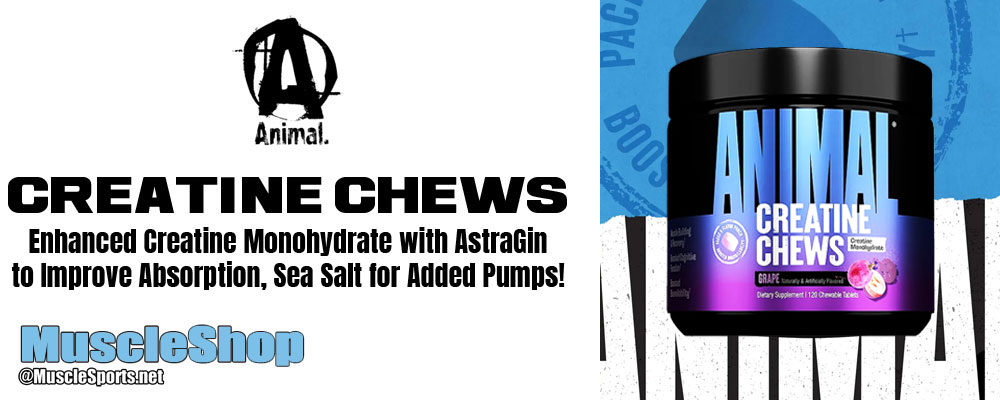 ANIMAL CREATINE CHEWS Header
