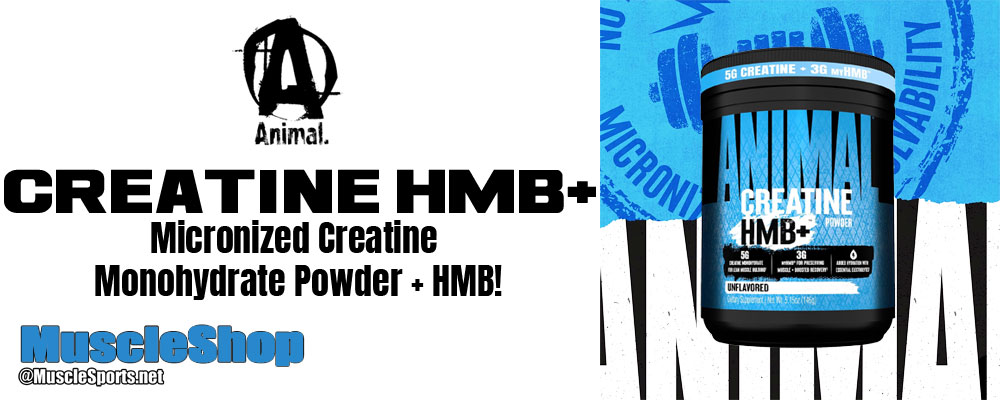 ANIMAL Creatine Monohydrate HMB+ Header