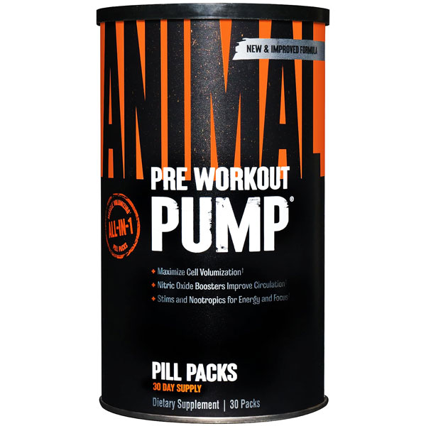 Universal Nutrition ANIMAL PUMP - The Pre-Workout Muscle Volumizing Vitamin Stack!