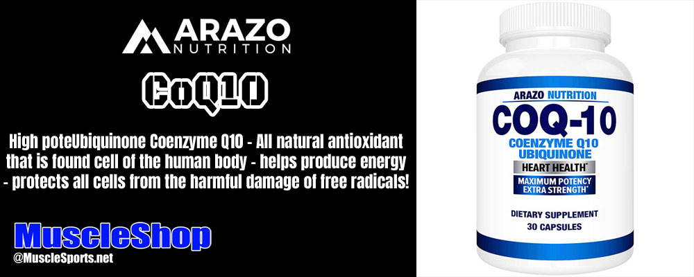 Arazo Nutrition CoQ10 Header