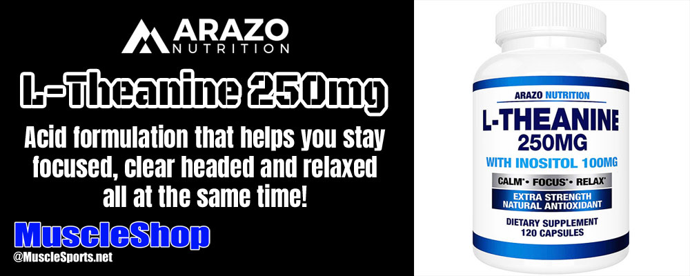 Arazo Nutrition L-Theanine 250mg Header