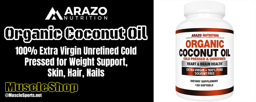 Arazo Nutrition Organic Coconut Oil Header
