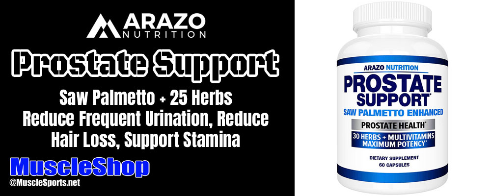 Arazo Nutrition Prostate Support Header