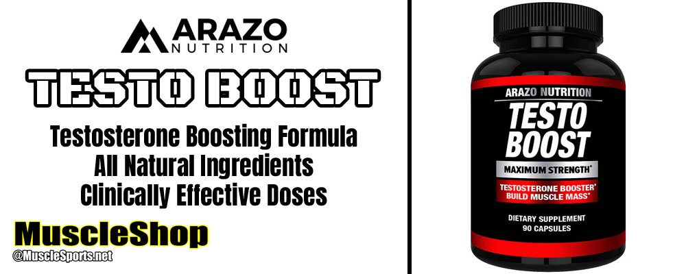 Arazo Nutrition Testo Boost Header