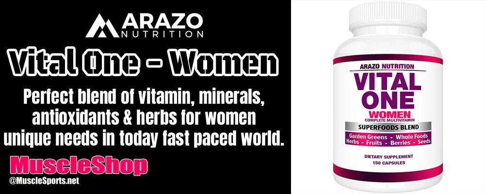 Arazo Nutrition Vital One Women Header