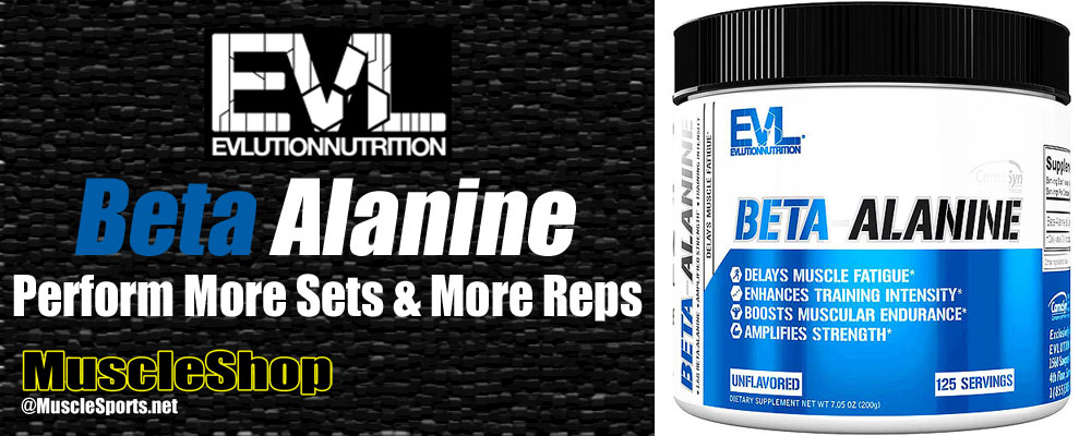 Evlution Nutrition Beta-Alanine Header