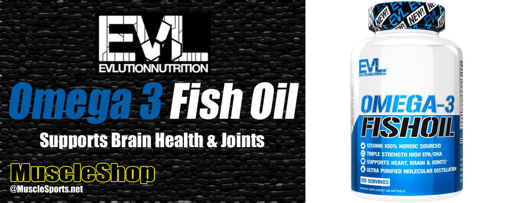 Evlution Nutrition Triple Strength Omega 3 Fish Oil Header