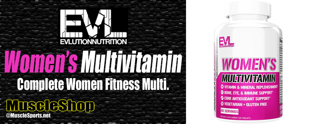 Evlution Nutrition Women’s Multivitamin Header