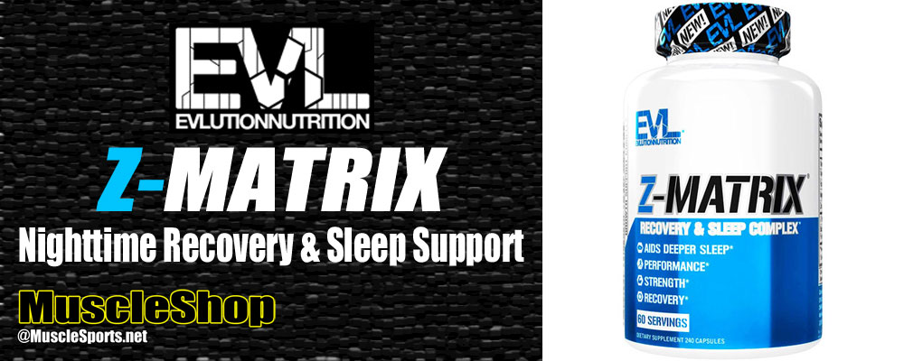 Evlution Nutrition Z Matrix Header
