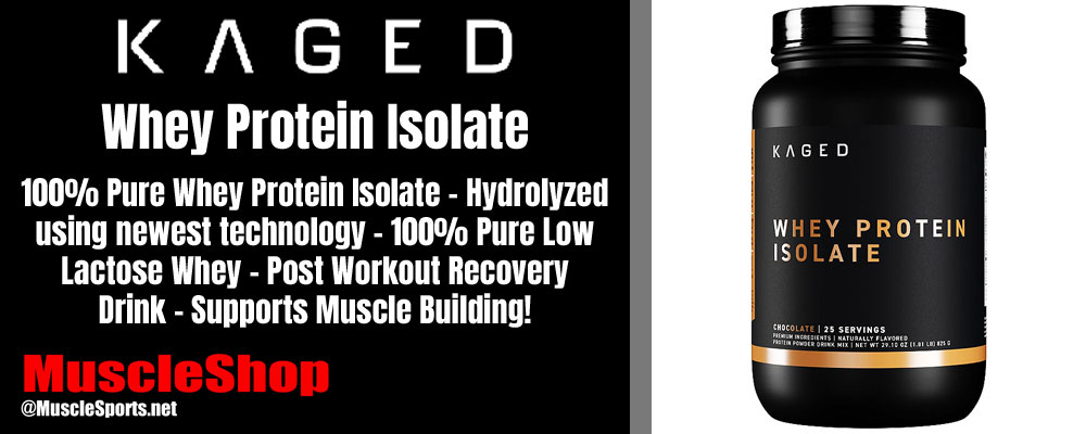 KAGED Whey Protein Isolate Header