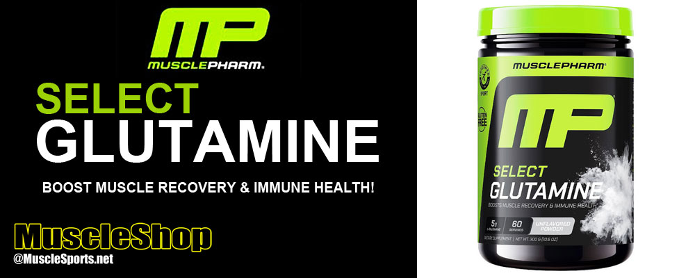 MusclePharm Glutamine Header
