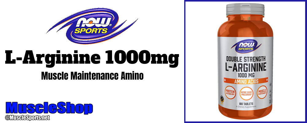 Now Sports L-Arginine Double Strength Header
