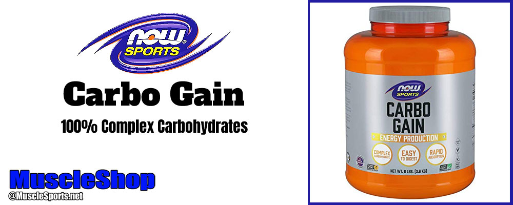 Now Sports Carbo Gain Header