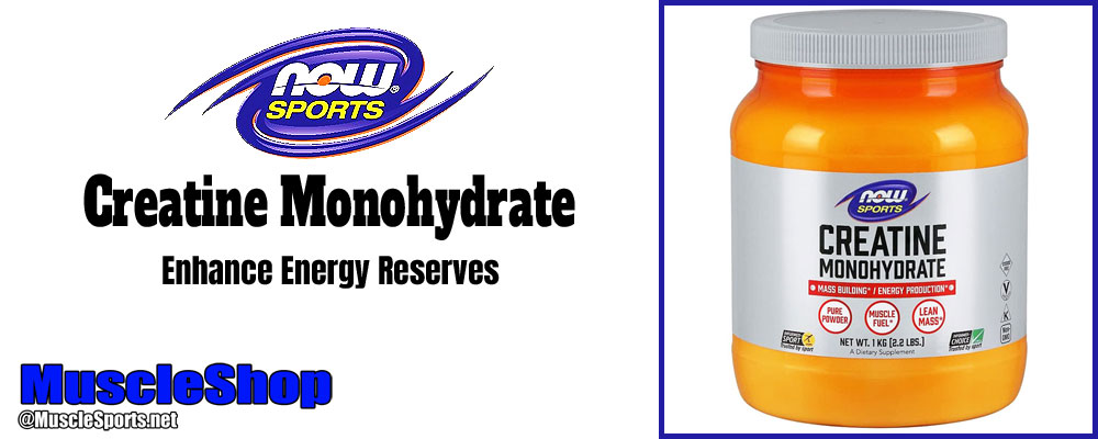 Now Sports Creatine Monohydrate Header