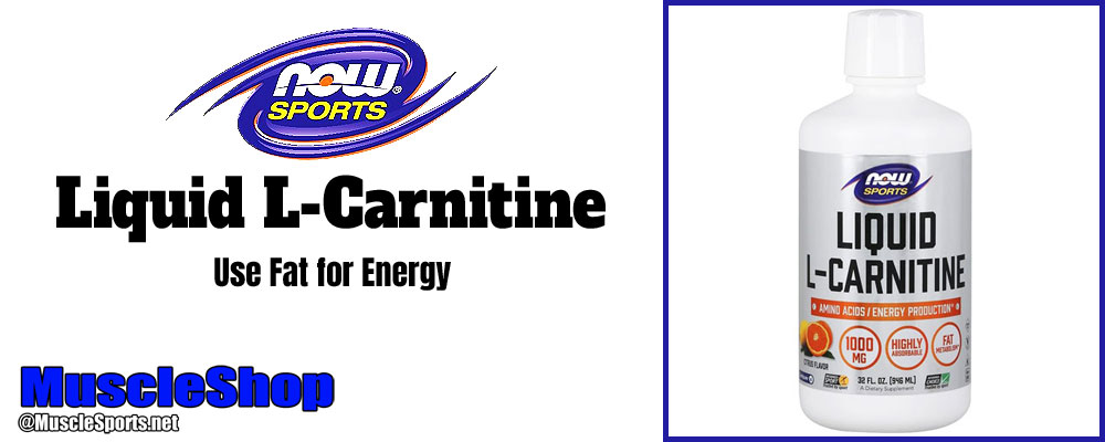 Now Sports L-Carnitine Liquid 1000mg Header