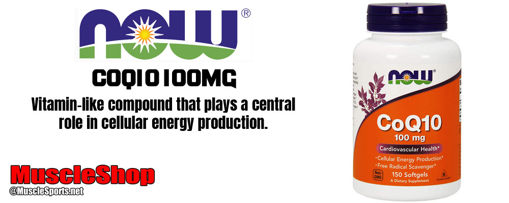 NOW CoQ10 100mg Header