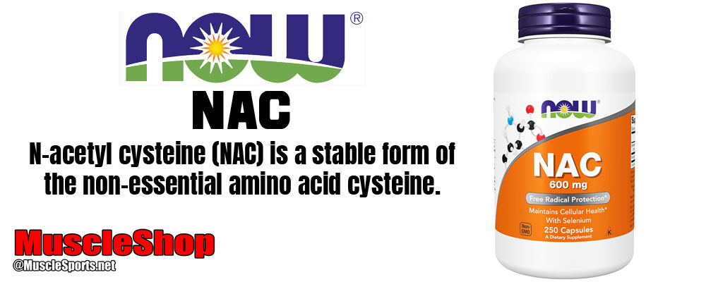 NOW NAC 600mg Header
