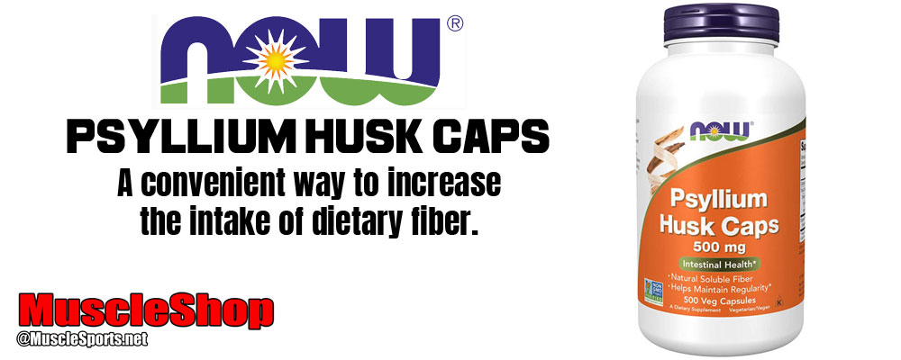 NOW Psyllium Husk Caps Header