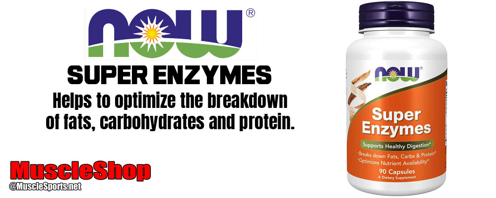 NOW Super Enzymes Header