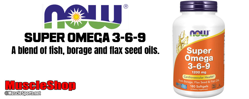 NOW Omega 3-6-9 Header