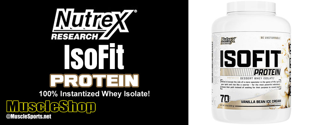 Nutrex Research IsoFit Header
