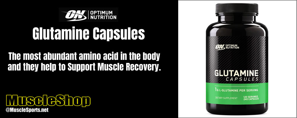 Optimum Nutrition Glutamine Capsules Header