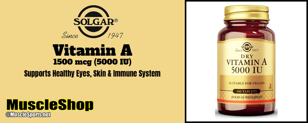 Solgar Dry Vitamin A Header