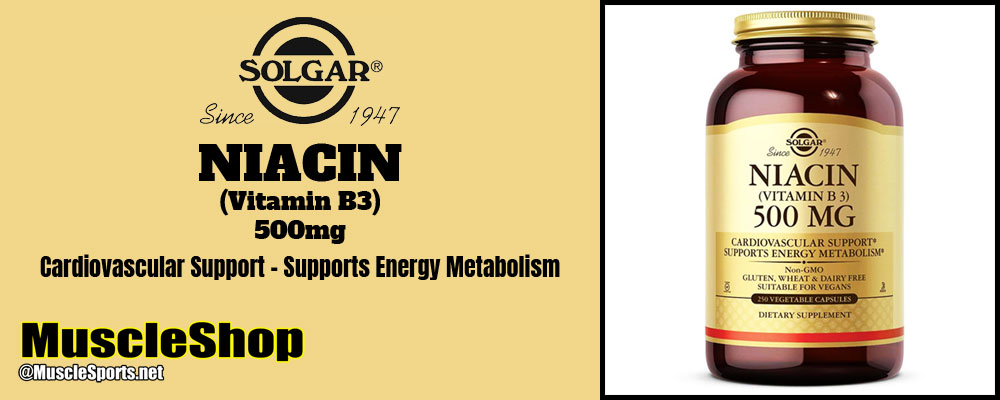 Solgar Niacin (Vitamin B3) Header