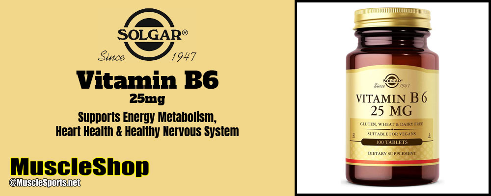 Solgar Vitamin B6 Header