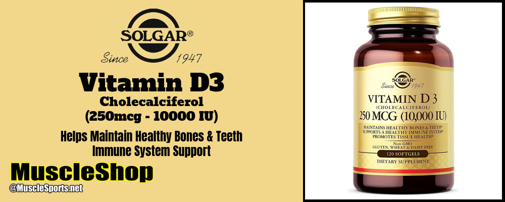 Solgar Vitamin D3 (10,000IU) Header