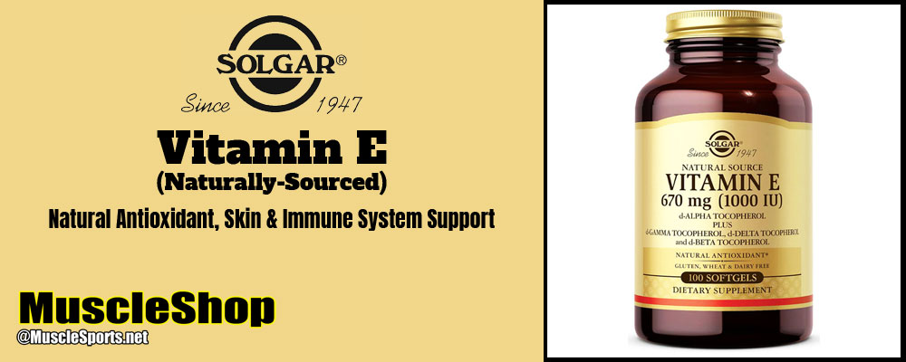 Solgar Vitamin E Header