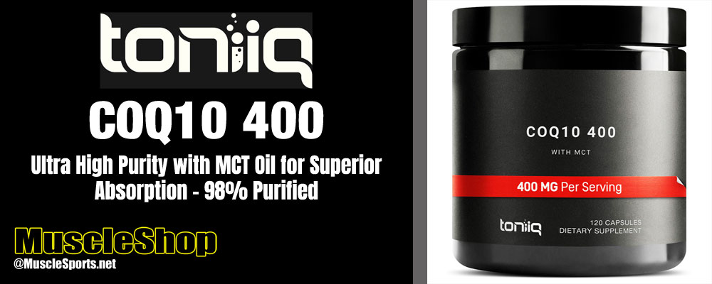 Toniiq CoQ10 400 Header