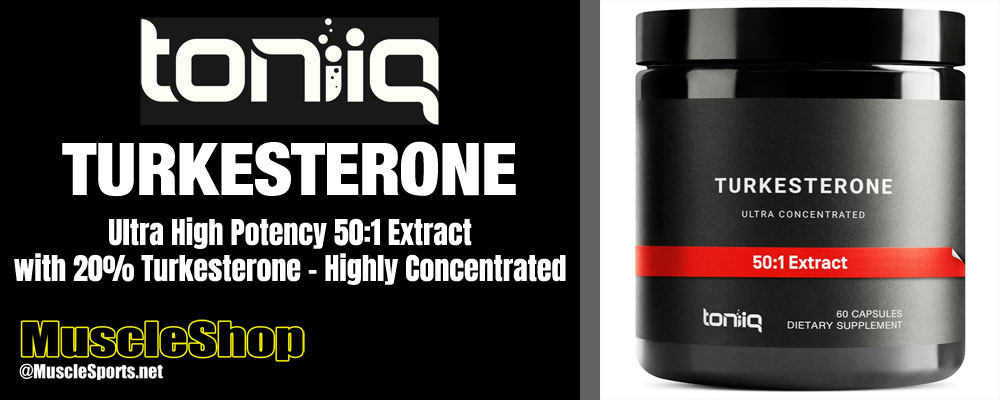 Toniiq Turkesterone Header